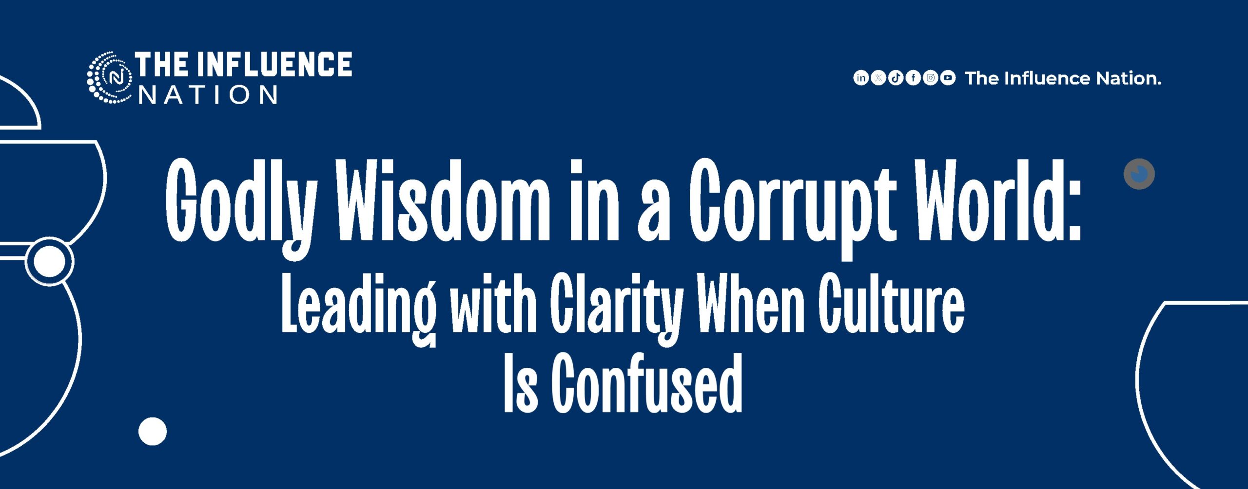 Read more about the article Godly Wisdom in a Corrupt World: Leading with Clarity When Culture Is Confused