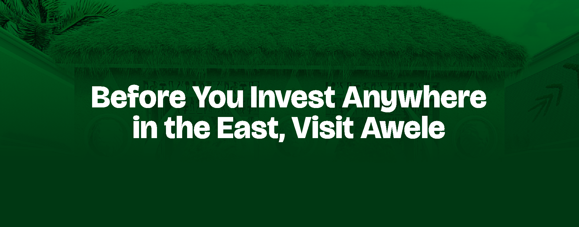 Read more about the article Before You Invest Anywhere in the East, Visit Awele