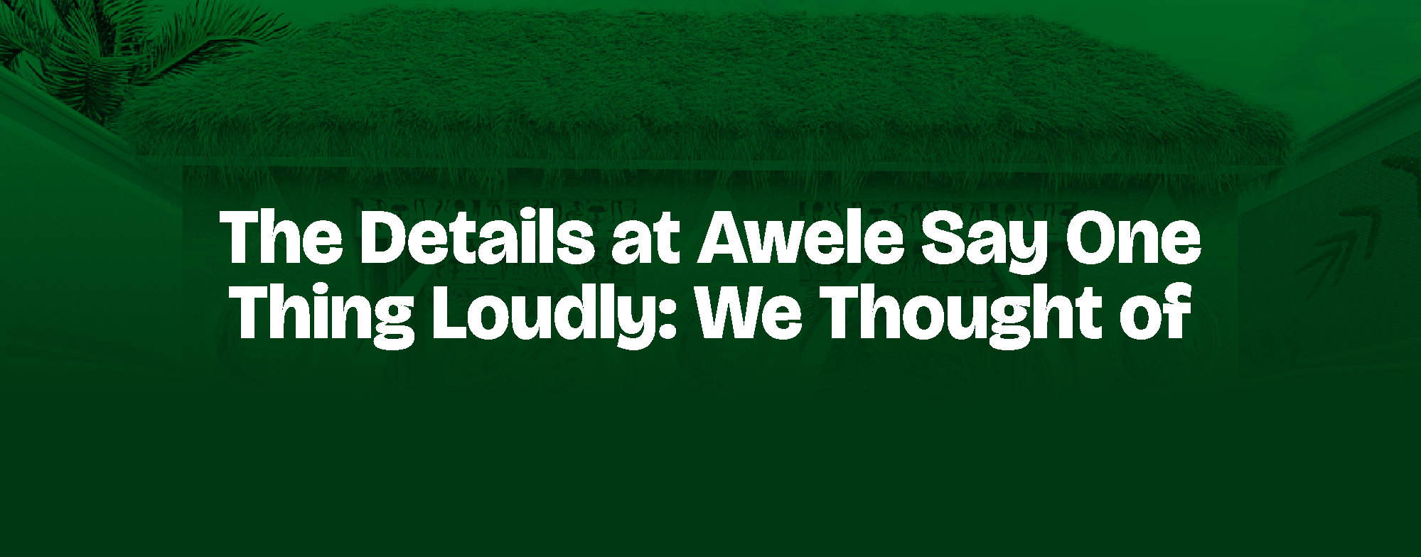 Read more about the article The Details at Awele Say One Thing Loudly: We Thought of You
