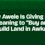 How Awele Is Giving Real Meaning to “Buy and Build Land in Awka”